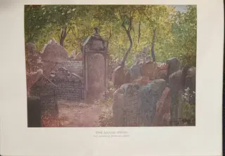 Starý židovský hřbitov pražský 1903 – photo 3