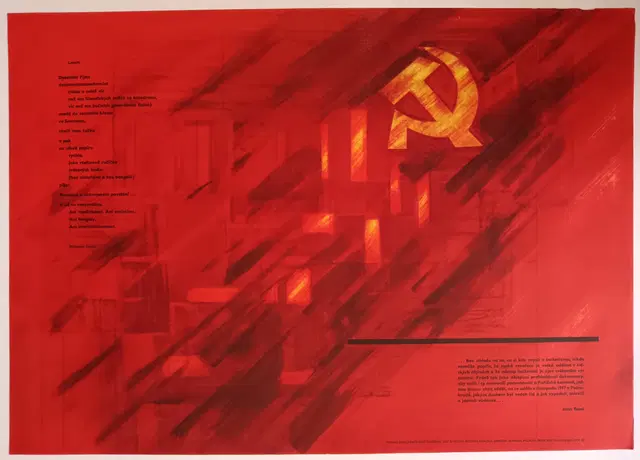 Plakát John Reed / Miroslav Holub 1967