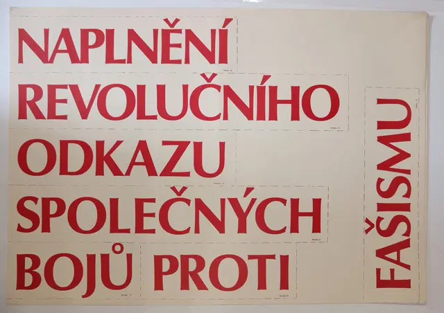 Plakát Naplnění revolučního odkazu