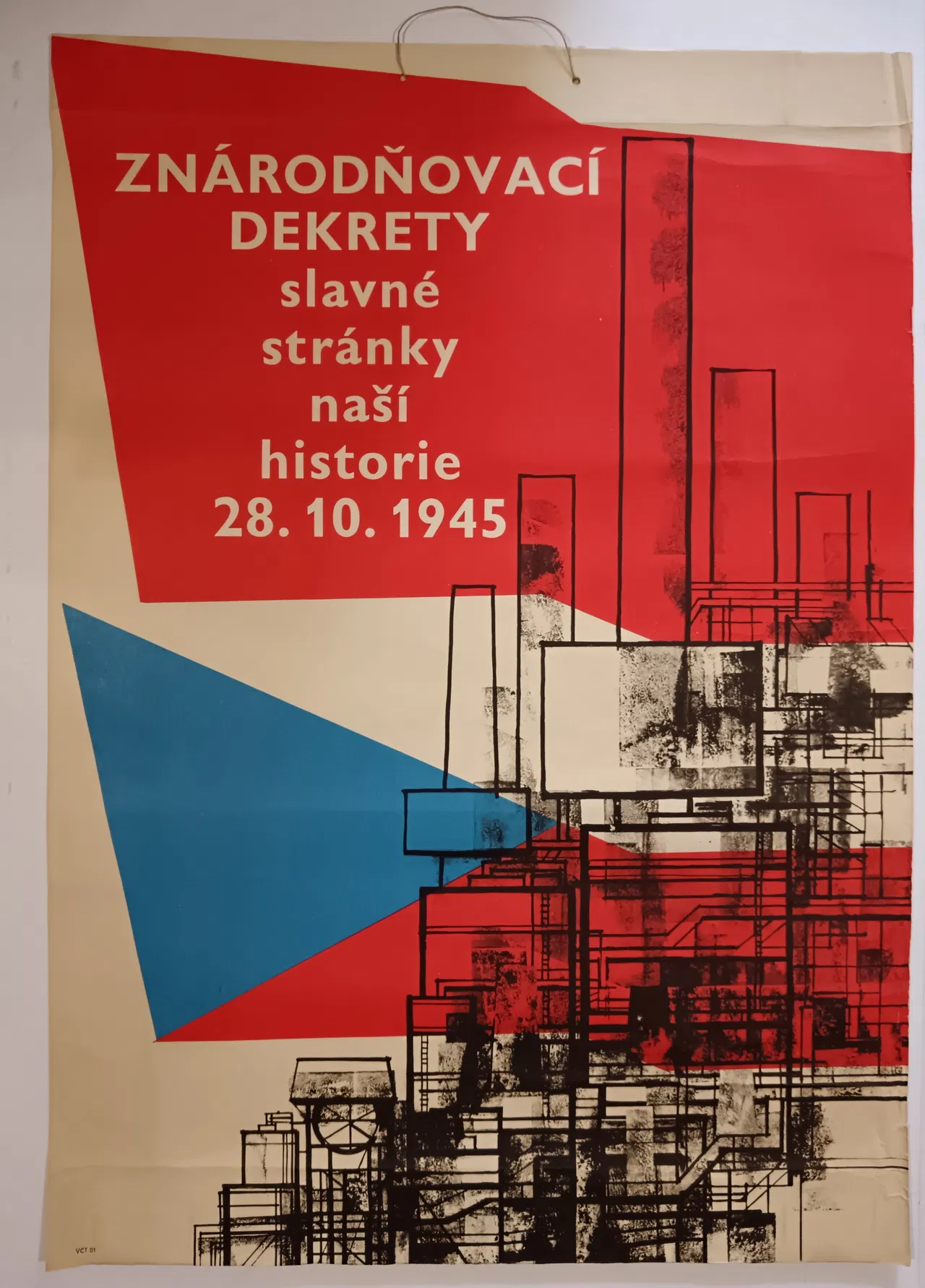 Znárodňovací dekrety 1945 - plakát k zavěšení