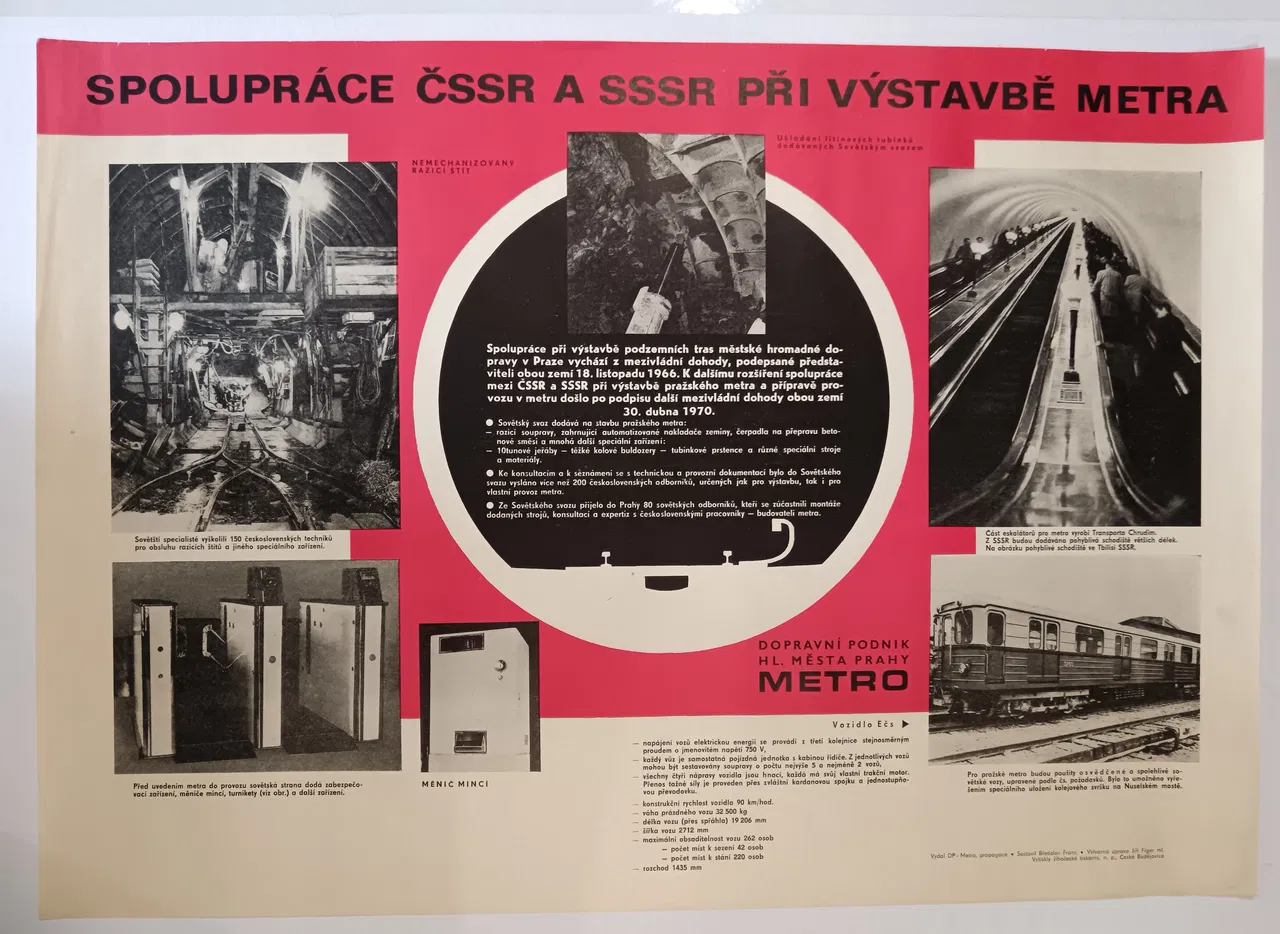 Spolupráce ČSSR a SSSR při výstavbě metra