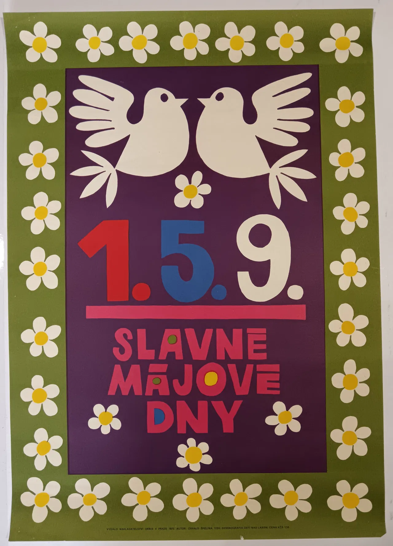 plakát Slavné májové dny 1975