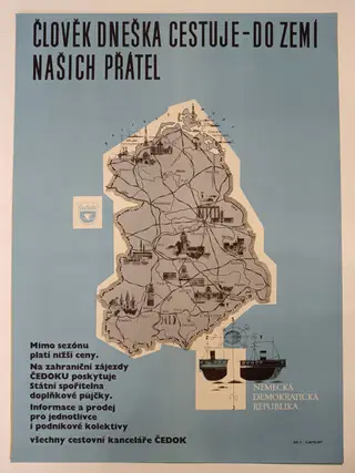 Člověk dneška cestuje - do zemí našich přátel (6 plakátů) – photo 4