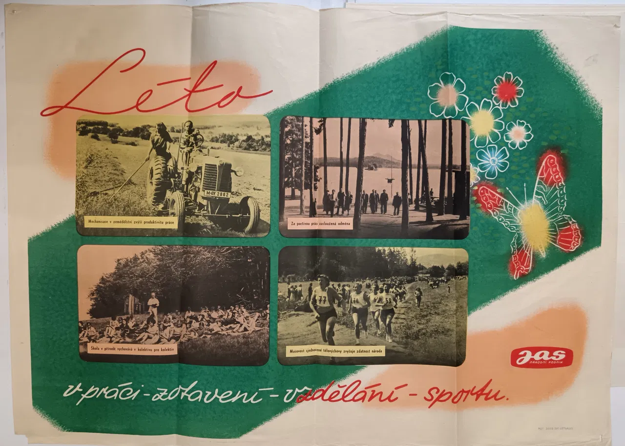 plakát Léto / Národní podnik JAS (50. léta)