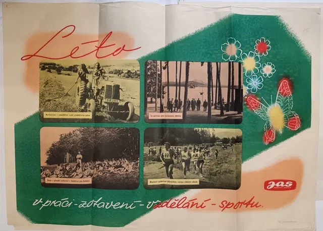 plakát Léto / Národní podnik JAS (50. léta)