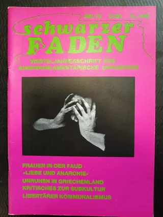 Swarzer Faden 1984/ Nos. 14-19 Anarchist quarterly – photo 8
