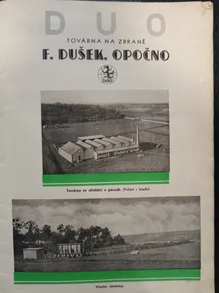 F. Dušek: továrna na zbraně. Cenník 1936,1939 – photo 2
