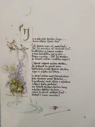 Z české poezie - ilustrovaný rukopis, 1962 – photo 3