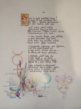 Z české poezie - ilustrovaný rukopis, 1962 – photo 1