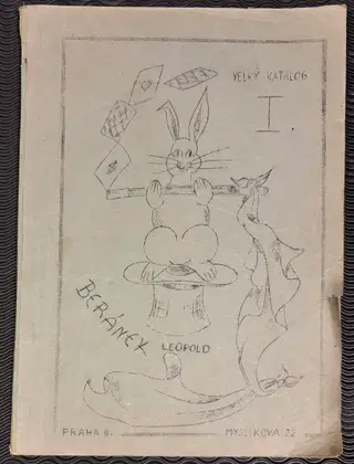 cca 1959 Beránek Leopold, velký katalog I. pro kouzelníky- profesionály, samizdat – photo 1
