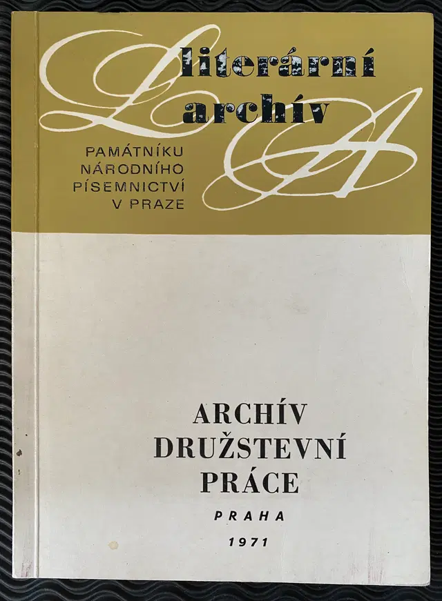 1971 Archív družstevní práce