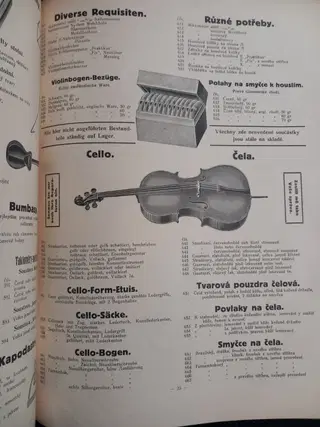 Anton Riedl – Special Price List of Musical Instruments. Kraslice, Czechoslovakia. – photo 7