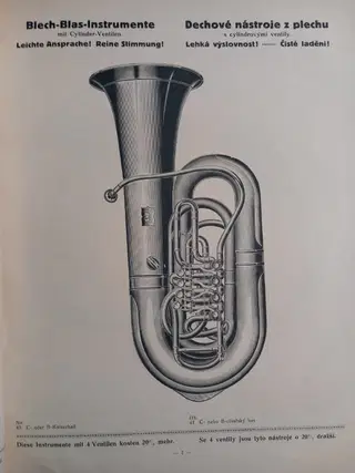 Anton Riedl – Special Price List of Musical Instruments. Kraslice, Czechoslovakia. – photo 8