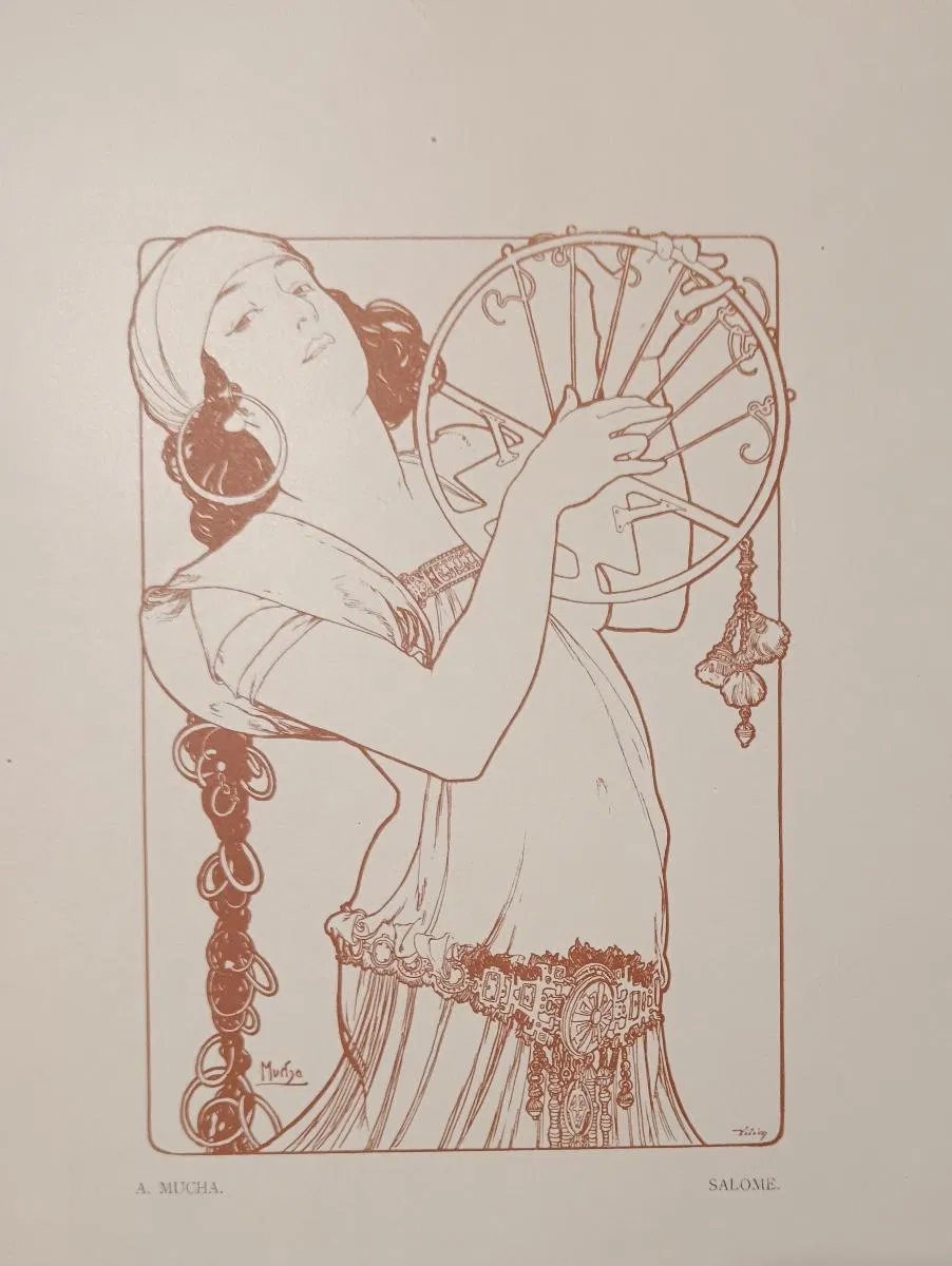 Alfons Mucha - Salome (reprodukce)