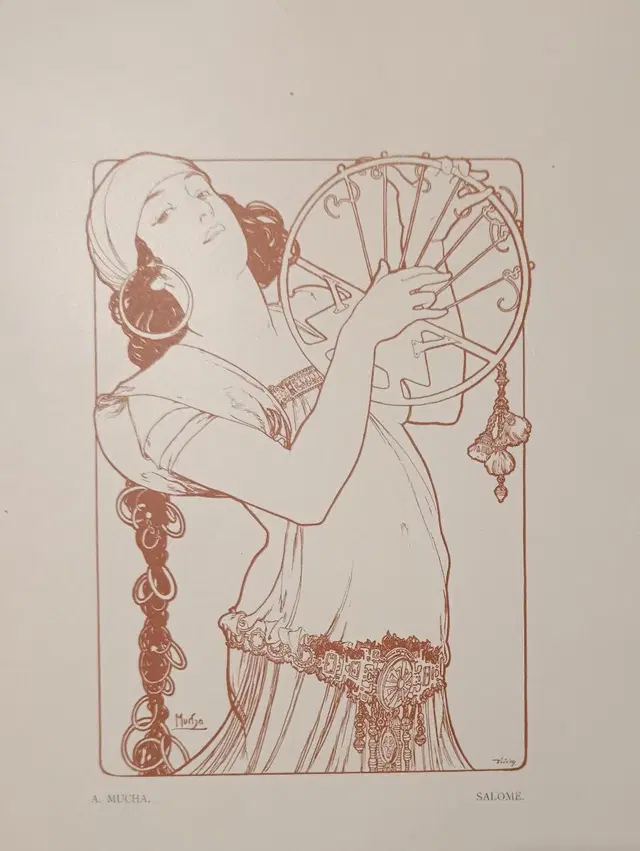 Alfons Mucha - Salome (reprodukce)