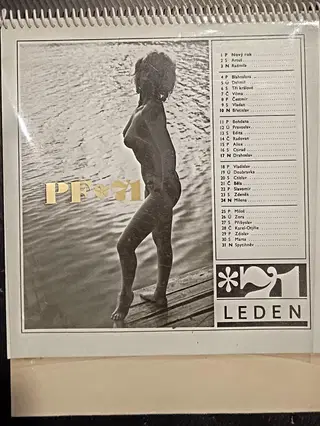 Antonín Cvak: Akty (stolní kalendář 1971) – photo 1