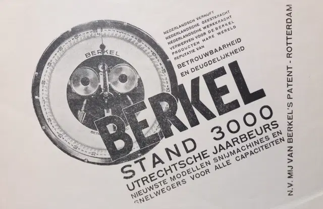 Paul Schuitema – Berkel Stand 3000. Advertising Photomontage