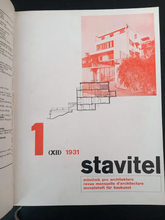Stavitel, Year XII (1931) — Complete Year with all Zdeněk Rossmann Wrappers