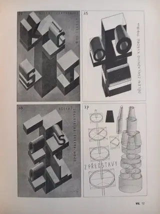 Modernist Art and Design Education in Czechoslovakia, 1936 – Complete Eight-Part Set – photo 6