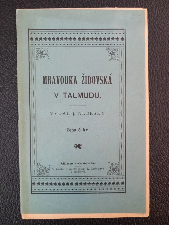 Antisemitic Polemic Based on August Rohling’s Writings