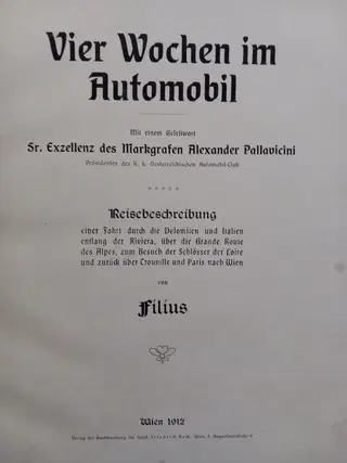 Adolf Schmal-Filius – Four Weeks by Automobile: 6,000 km in a Laurin & Klement, 1912 – photo 7
