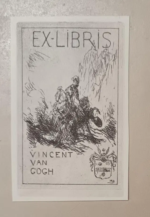 Exlibris Vincent van Gogh - Marius Bauer (faksimile)