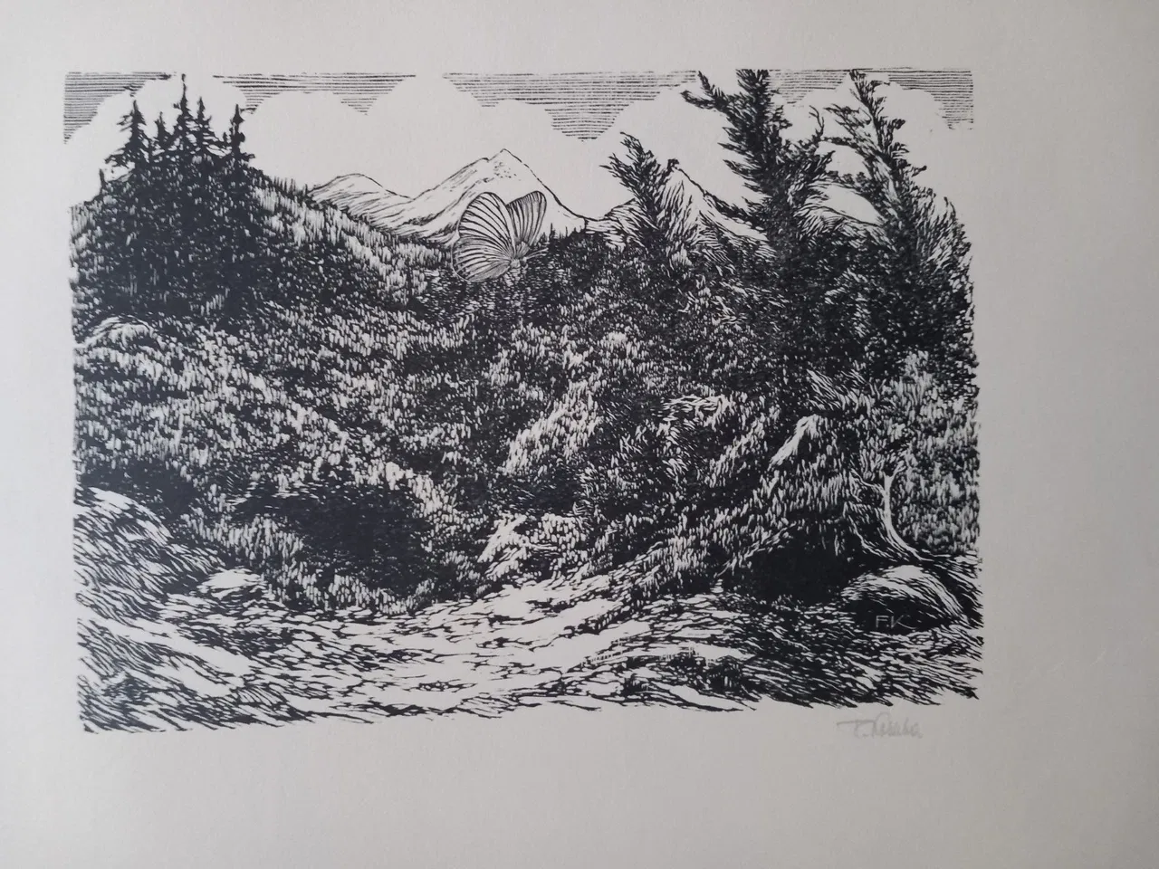 Petr Bezruč / Jarka Svoboda / František Kobliha – Motýl. One of 150 signed copies