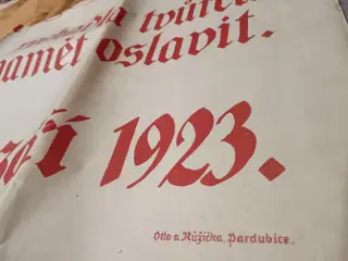 Plakát 1923: "Od pluhu, brázdy v kraji kunětickém", O. Cihelka – photo 2