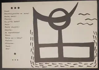 Stanislav Diviš - 6 kreseb k výstavě v ateliéru Na bidýlku, 1988 – photo 2