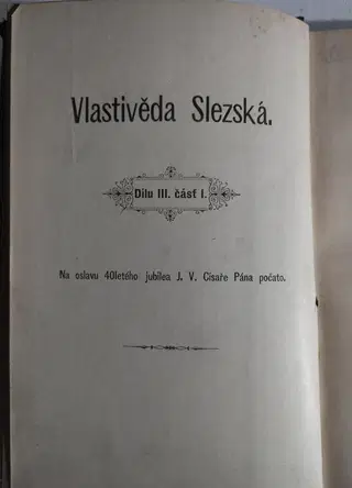 V. Prasek - Dějiny kraje Holasovského čili Opavského, díl III. 1891 – photo 2